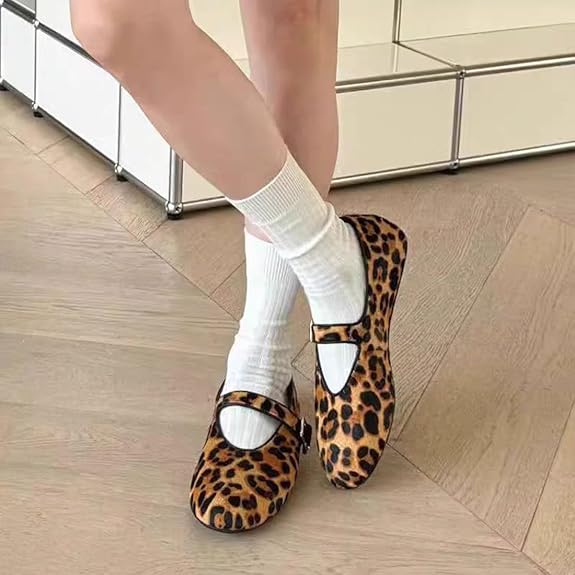 Square Crystal Buckle Ballet Flats for Women - Wedding Shoes