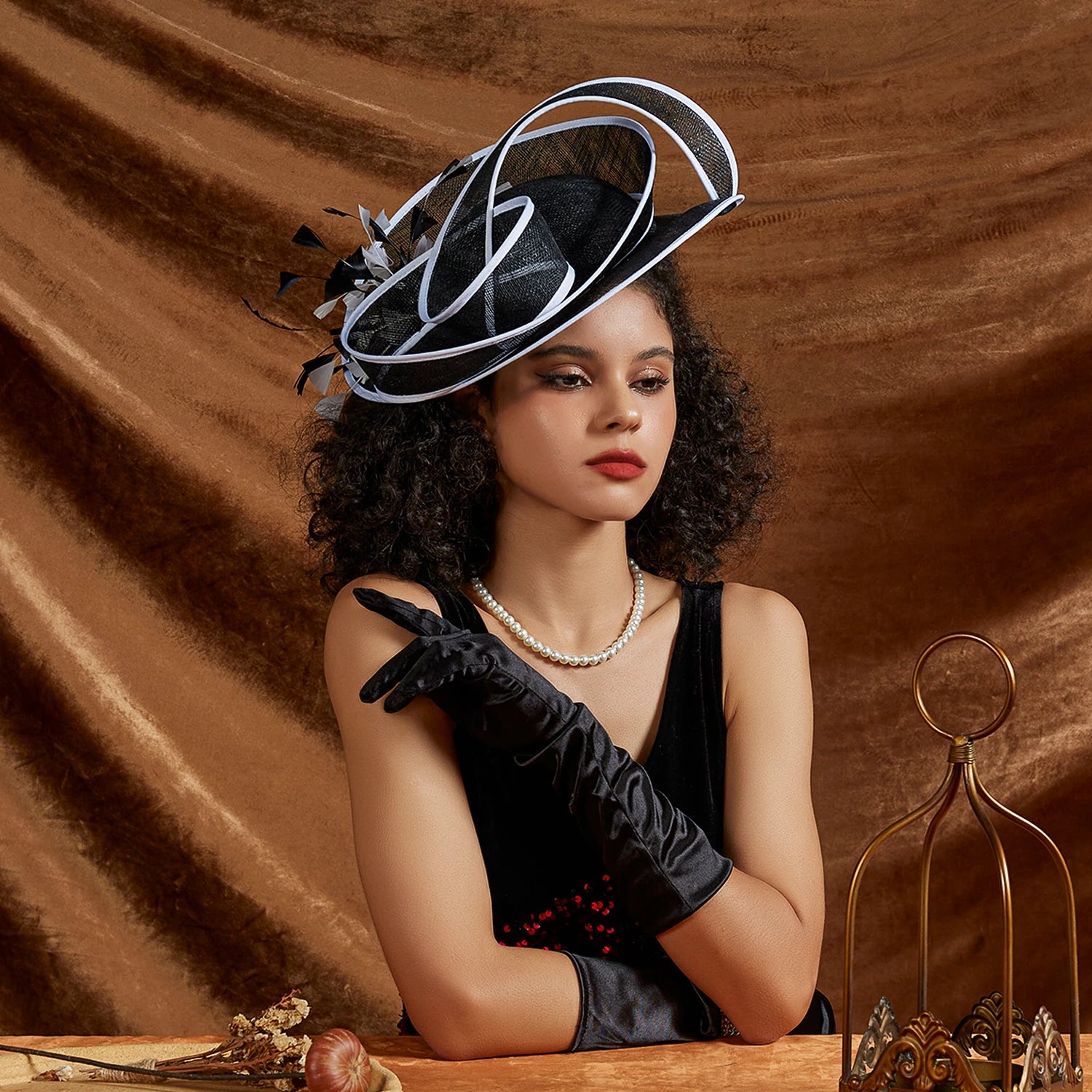 Christmas Sinamay Fascinator Perfect Wedding Hat Unique Derby Party Hat Fashion Church Hats Bride Headband Fascinators for Women