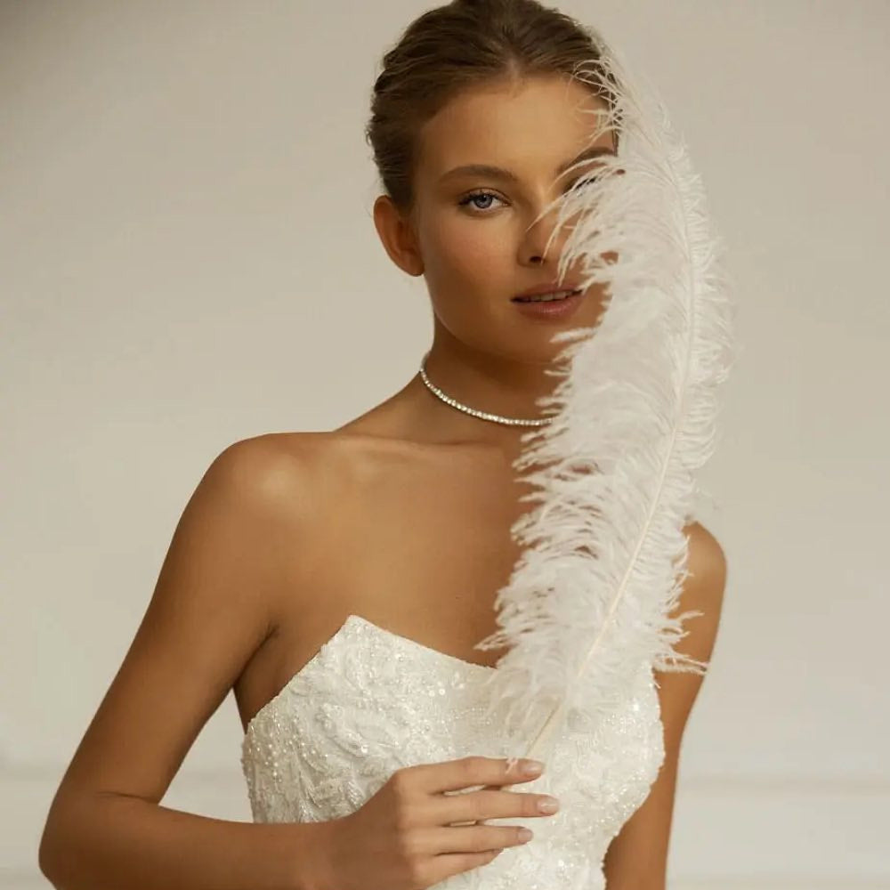 Elegant 2-in-1 Mermaid Wedding Dress Off-the-Shoulder Boat Neck Bridal Gown | Vestido de Noiva Trumpet Style