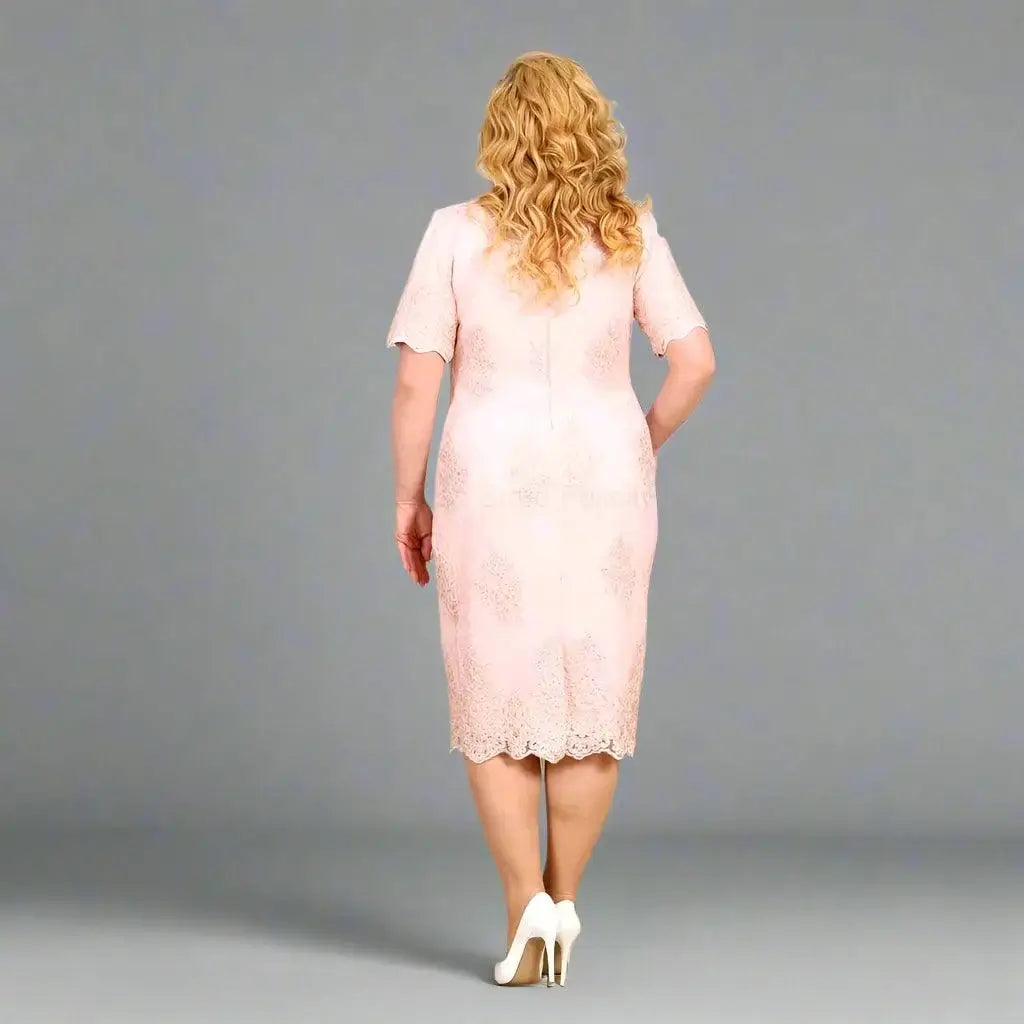 Two-Piece Plus Size Mother of Bride Dress with Jacket