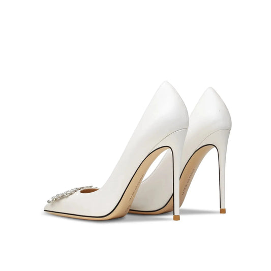 Her Shop Luxury Pointed-Toe Rhinestone Wedding Shoes for women - HER SHOP®