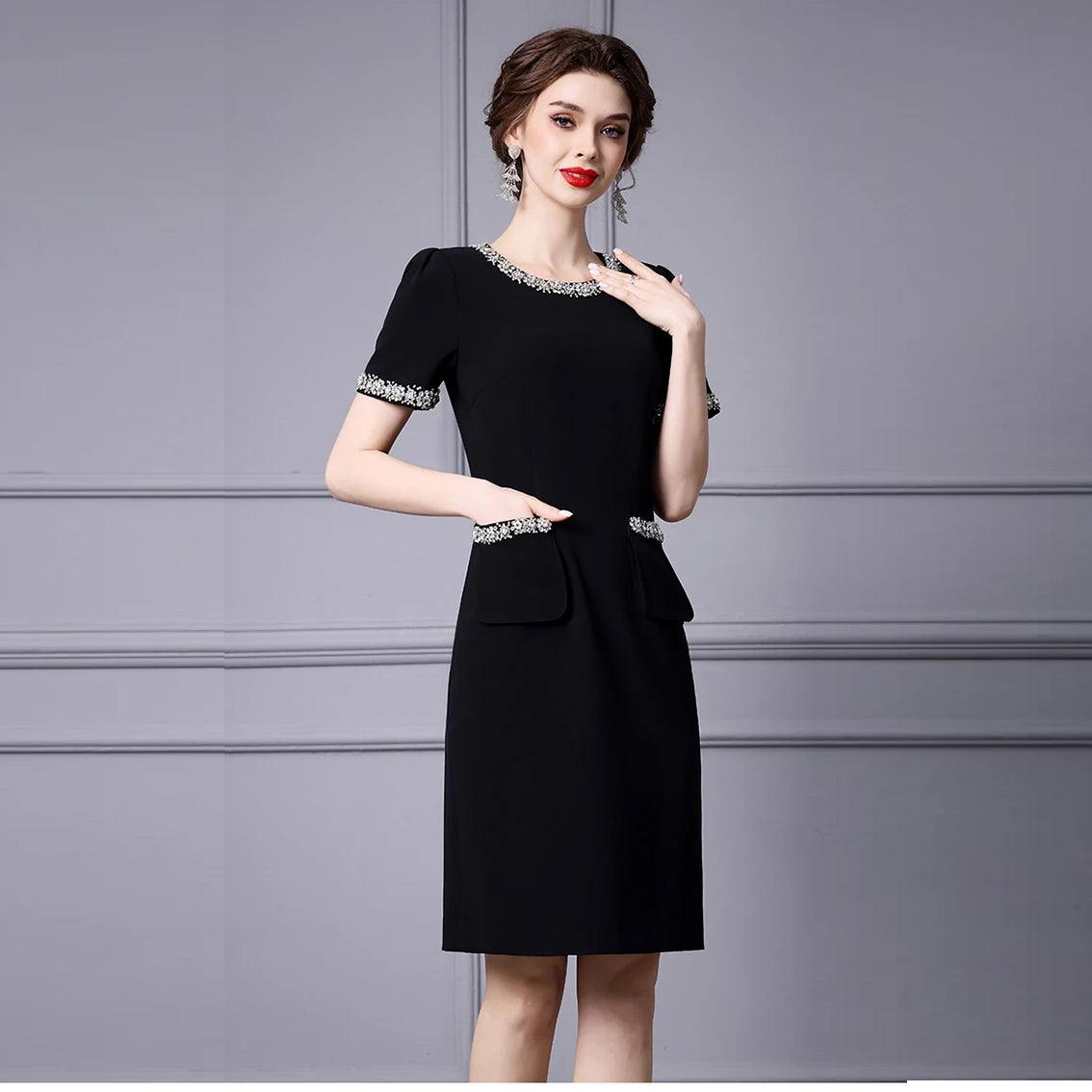 High Quality Summer Women Fashion Runway Midi Dress HER SHOP High Quality Summer Women Fashion Runway Midi Dress HER SHOP