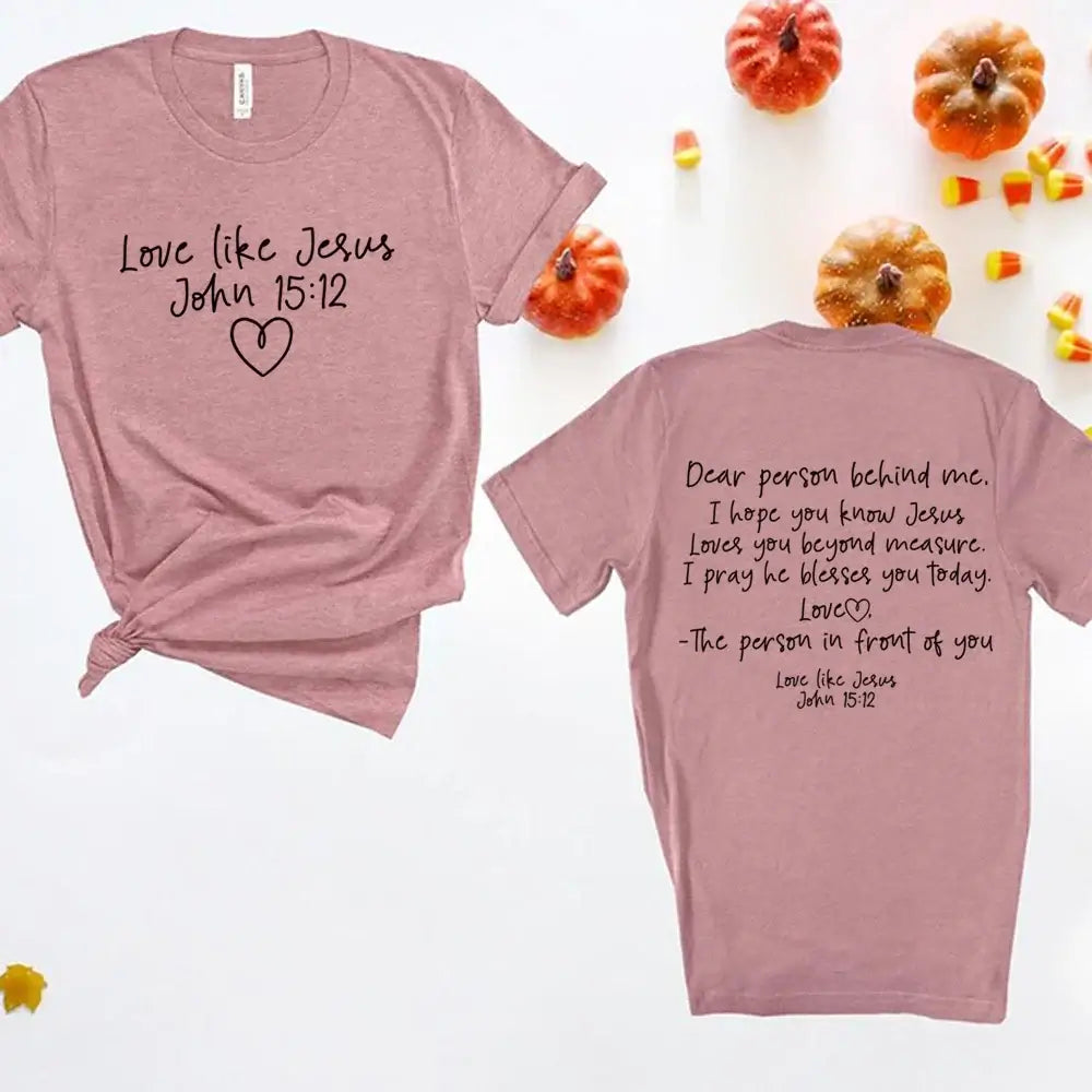 View details for Love Like Jesus Bible Verse T-Shirts Love Like Jesus Bible Verse T-Shirts