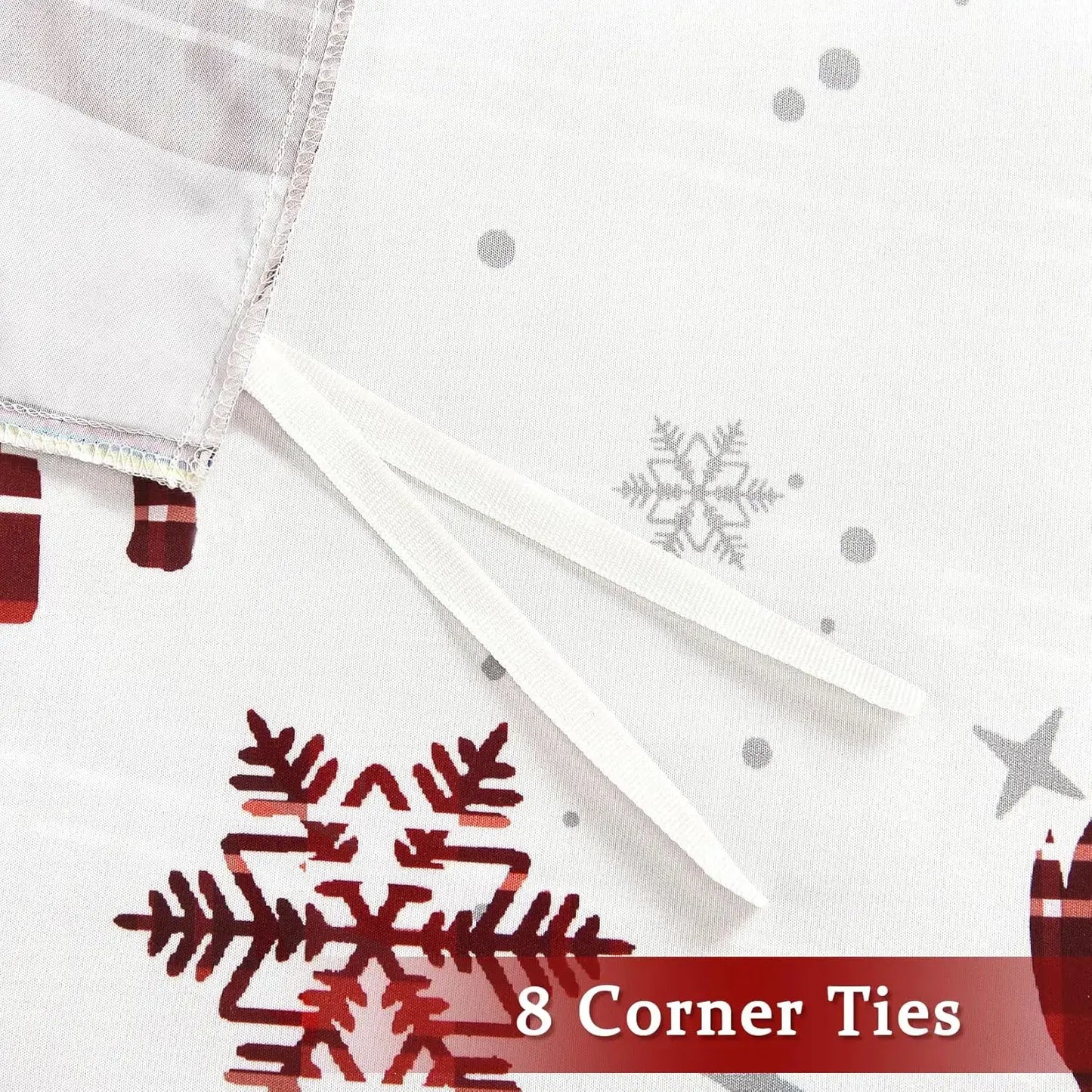 Merry Christmas Duvet Cover Set – Red Bedding with Elk and Snowflake Design, Perfect for Holiday Bedroom Décor and New Year Gifts
