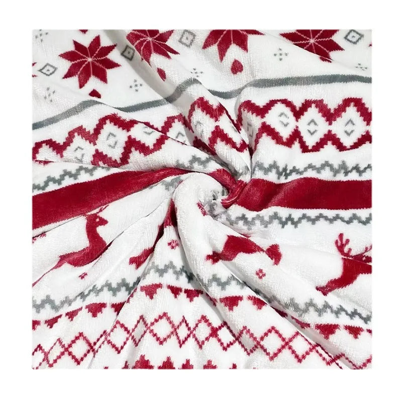 Nordic Christmas Throw Blanket