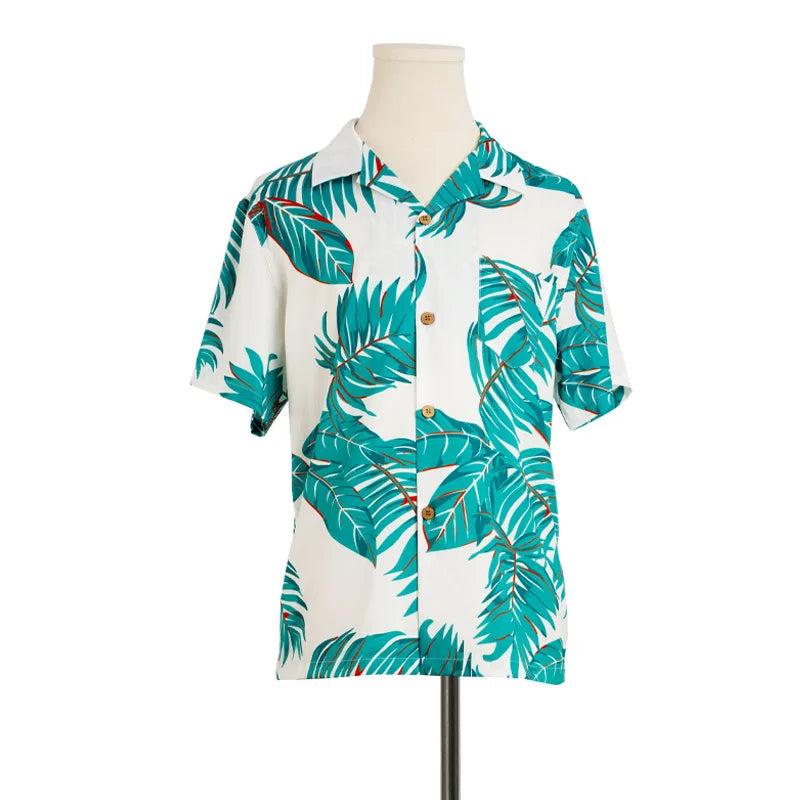 Beach Ware Clothes for Family Shirts Set Vacation Long Mother and Daughter Blue Dress for The Sea Resorts Look Father Son Outfit