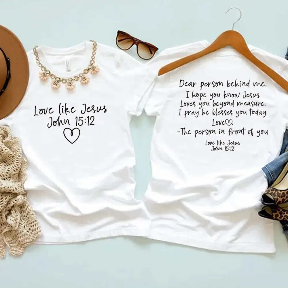View details for Love Like Jesus Bible Verse T-Shirts Love Like Jesus Bible Verse T-Shirts