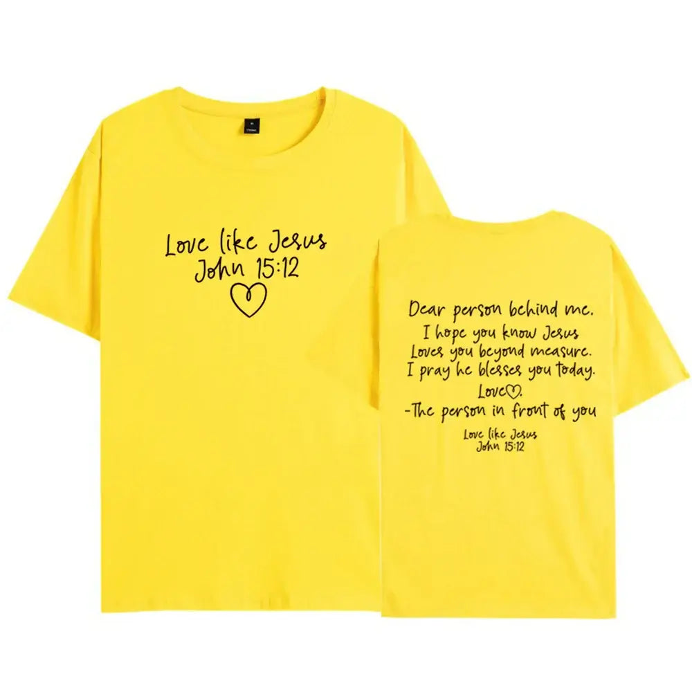 View details for Love Like Jesus Bible Verse T-Shirts Love Like Jesus Bible Verse T-Shirts