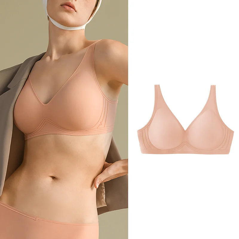 Seamless Push Up Bra for Women Wireless Padded Smooth Invisible Comfortable Bra Woman Breathable Bralettes Woman MX179