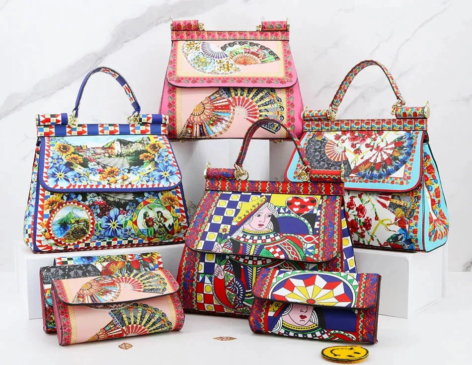 Retro Classic Crossbody Bags For Women Frame Top Handle Bag Purses And Handbags Suit Luxury Shoulder Totes Ladies Bolsa