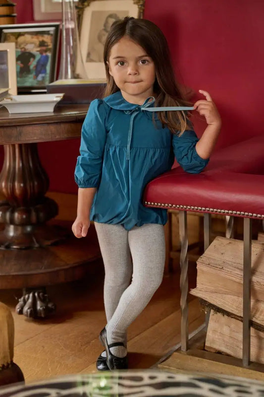 Autumn Holiday Matching Outfits - High Quality Taffeta Girls Dress, Baby Romper & Solid Sweater Set - HER SHOP