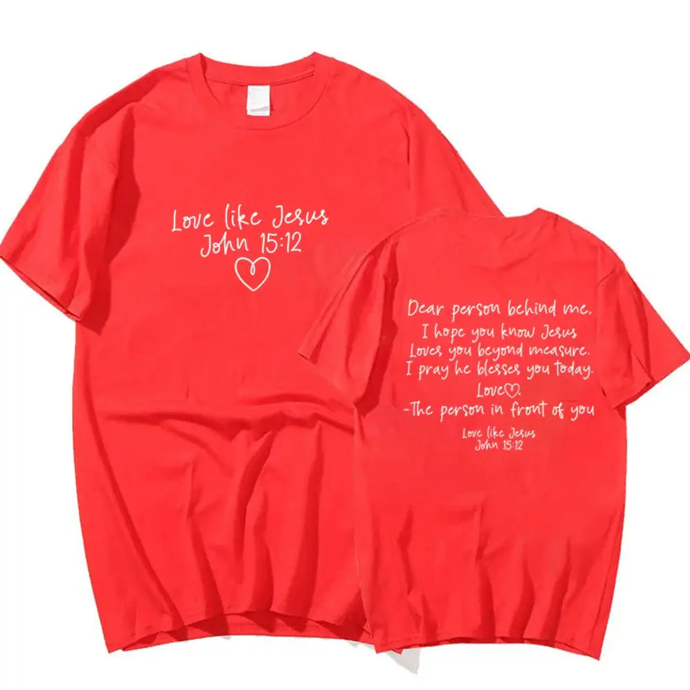 View details for Love Like Jesus Bible Verse T-Shirts Love Like Jesus Bible Verse T-Shirts