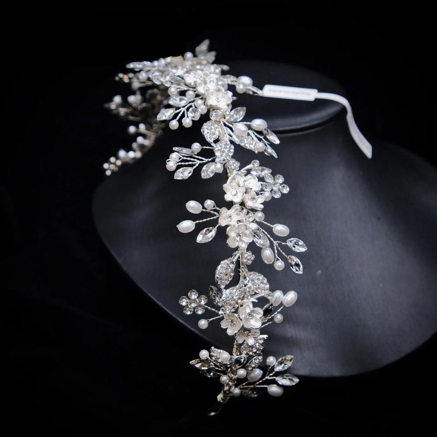 Handmade Crystal Tiara - Elegant Bridal Headpiece for Wedding Accessory and Women's Fashion Gift