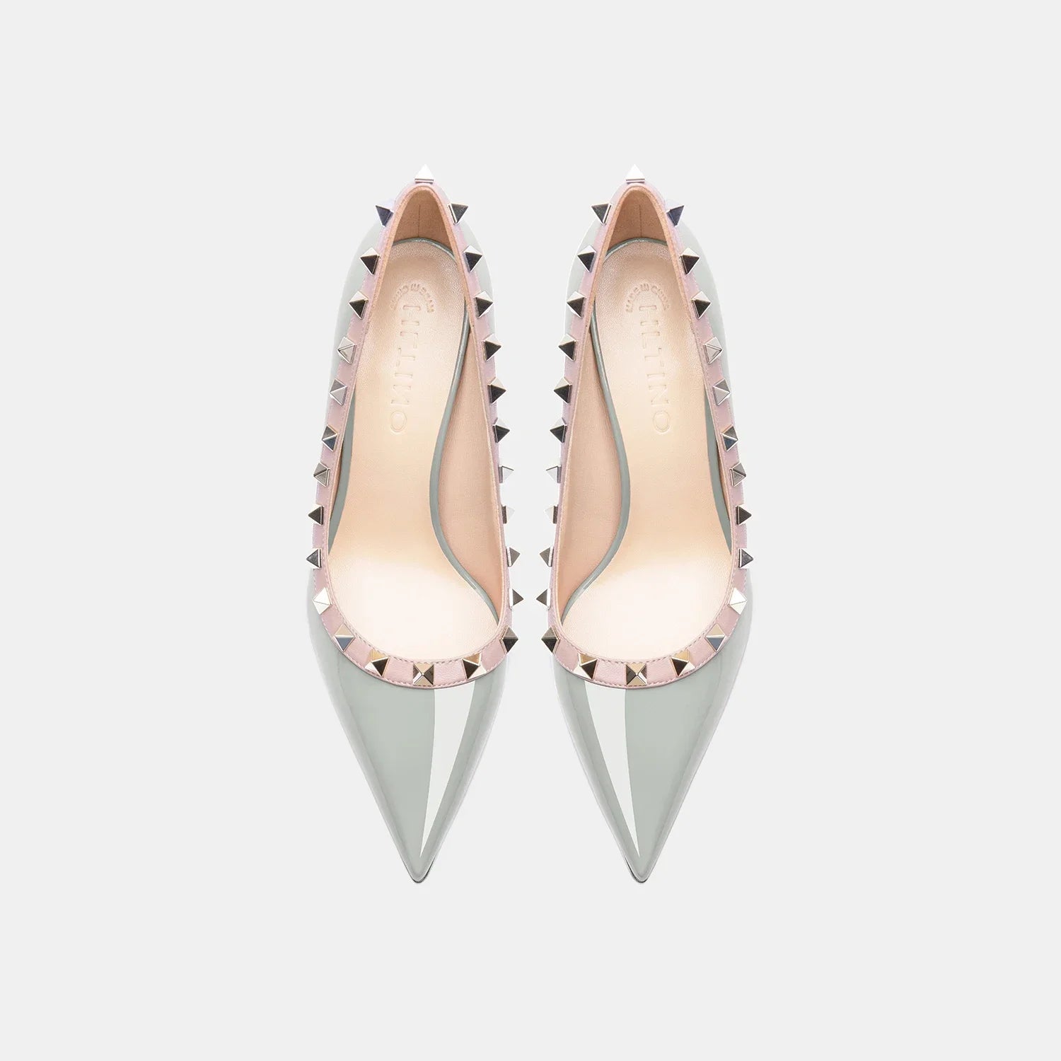 Luxury Women's Genuine Leather Stiletto Pumps | Willow Nail Design | Elegant Party & Evening Dress Shoes