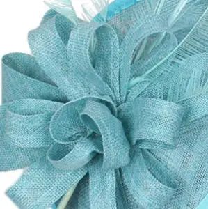 Red Feather Fascinator Chapeau for Women – Elegant Flower Headwear with Clip and Headband for Wedding, Derby & Tea Party