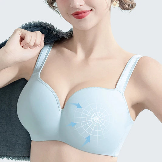 Womens Seemless Balconette Lightly Padded Push Up Bras Full Cup Support Underwire Female Lingerie 34 36 38 40 42 C D E F G H I J - HER SHOP®
