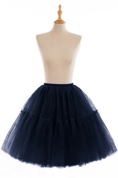 Elegant High Waist Tulle Tutu Skirt – Puffy Mesh Short Pettiskirt for Party, Prom, or Dance