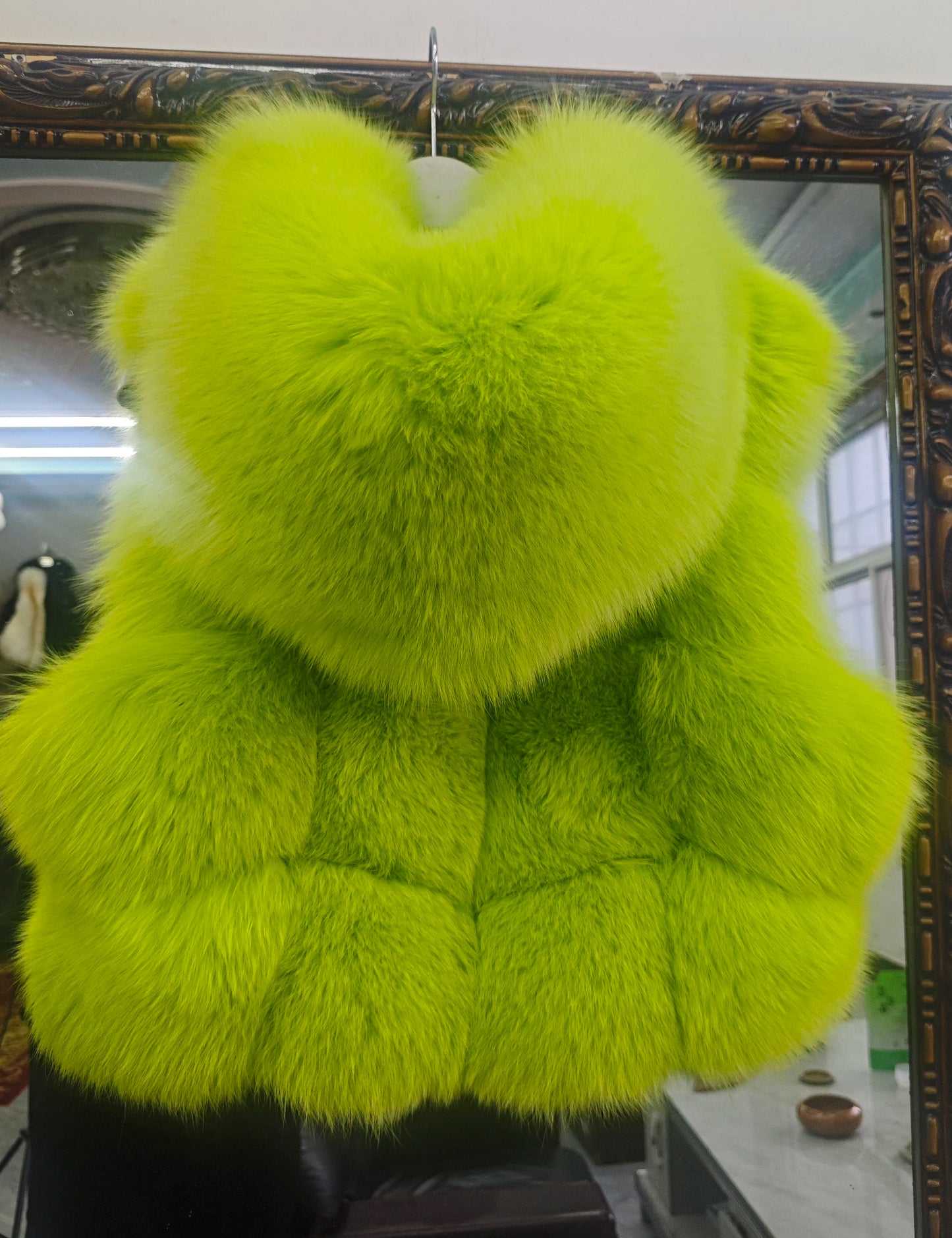 Real Fox Fur Vest Women's Genuine Silver Fox Short Jacket Sleeveless Hooded Fashion Casual Coats