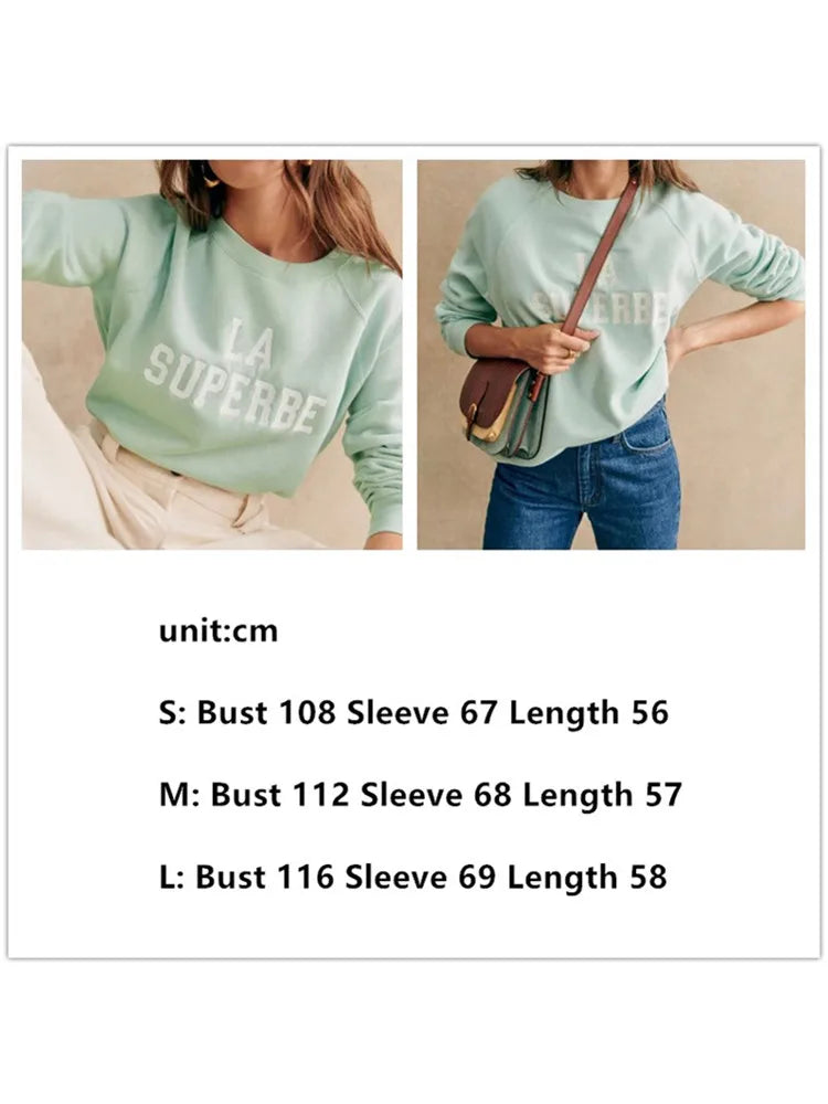 Women Heart-Shaped Print Sweatshirt - Perfect for Valentine’s Day