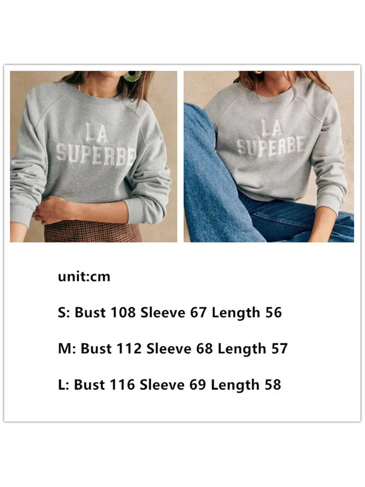Women Heart-Shaped Print Sweatshirt - Perfect for Valentine’s Day