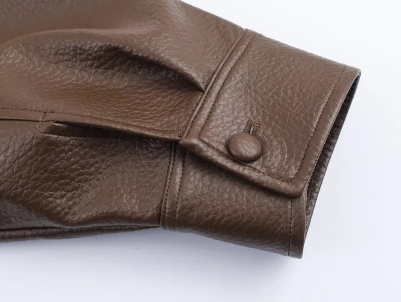 Trendy Solid PU Leather Moto Jacket for Women – Winter 2025 Turtleneck Retro Asymmetrical Vintage Coat