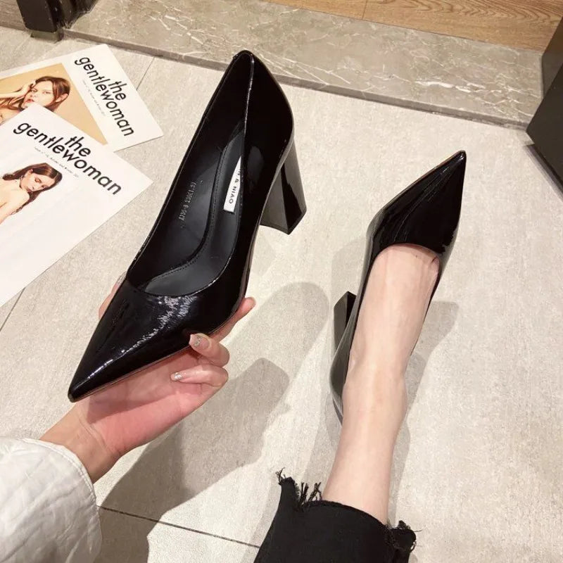 Blue Super High Heels  -  Pointed Toe Pumps for Stylish Women