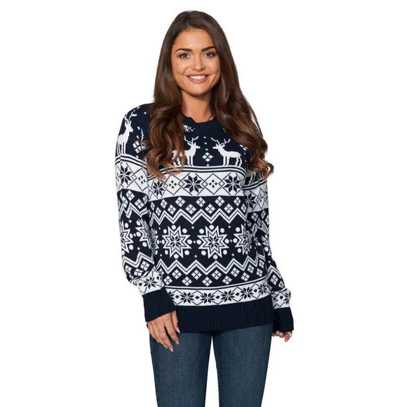 Matching Family Christmas Pajamas  Cotton Merry Christmas Print Sweater Set for Mom, Dad, and Kids - HER SHOP