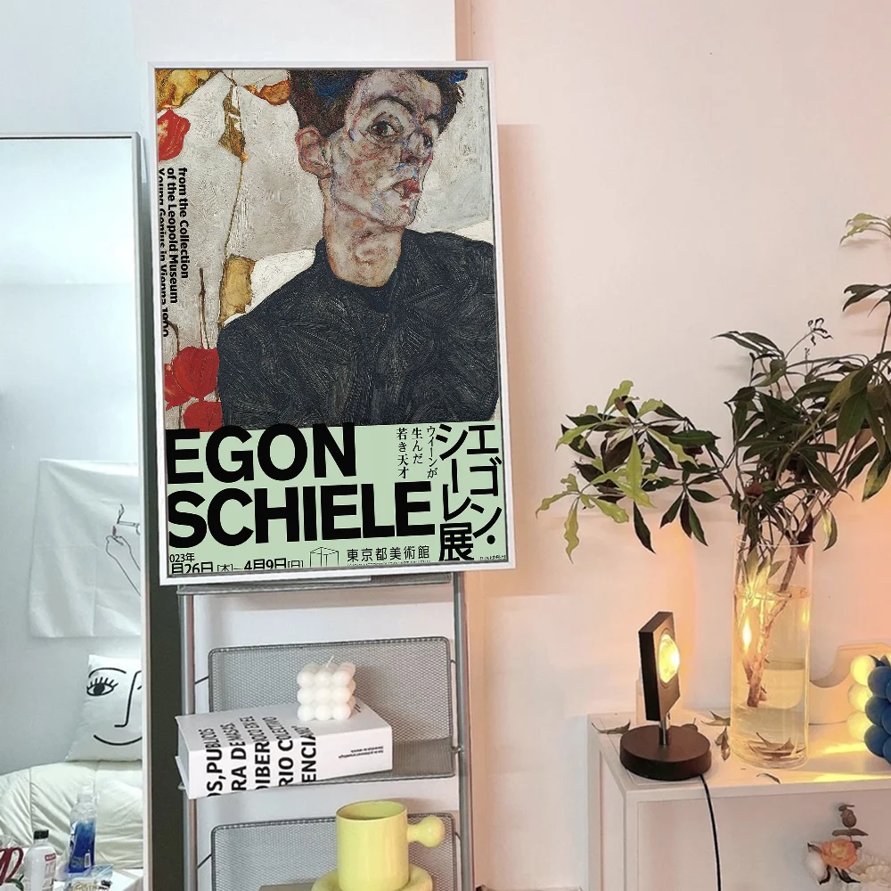 Egon Schiele Body Color Delineation Sketch Figure Poster Good Quality Prints and Posters HD Quality Poster Wall Art Painting