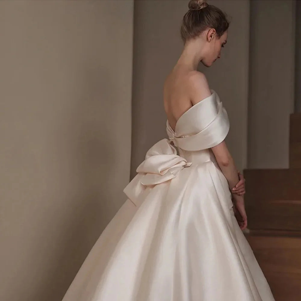 Mermaid Wedding Dresses For Woman Strapless Appliques Customized Wedding Gown Detachable Train Vestidos De Novia