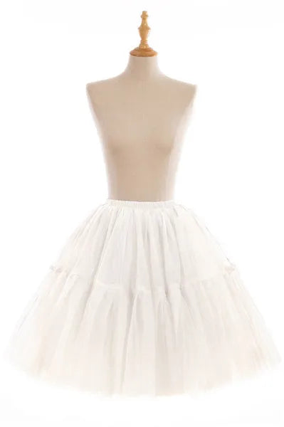 Elegant High Waist Tulle Tutu Skirt – Puffy Mesh Short Pettiskirt for Party, Prom, or Dance