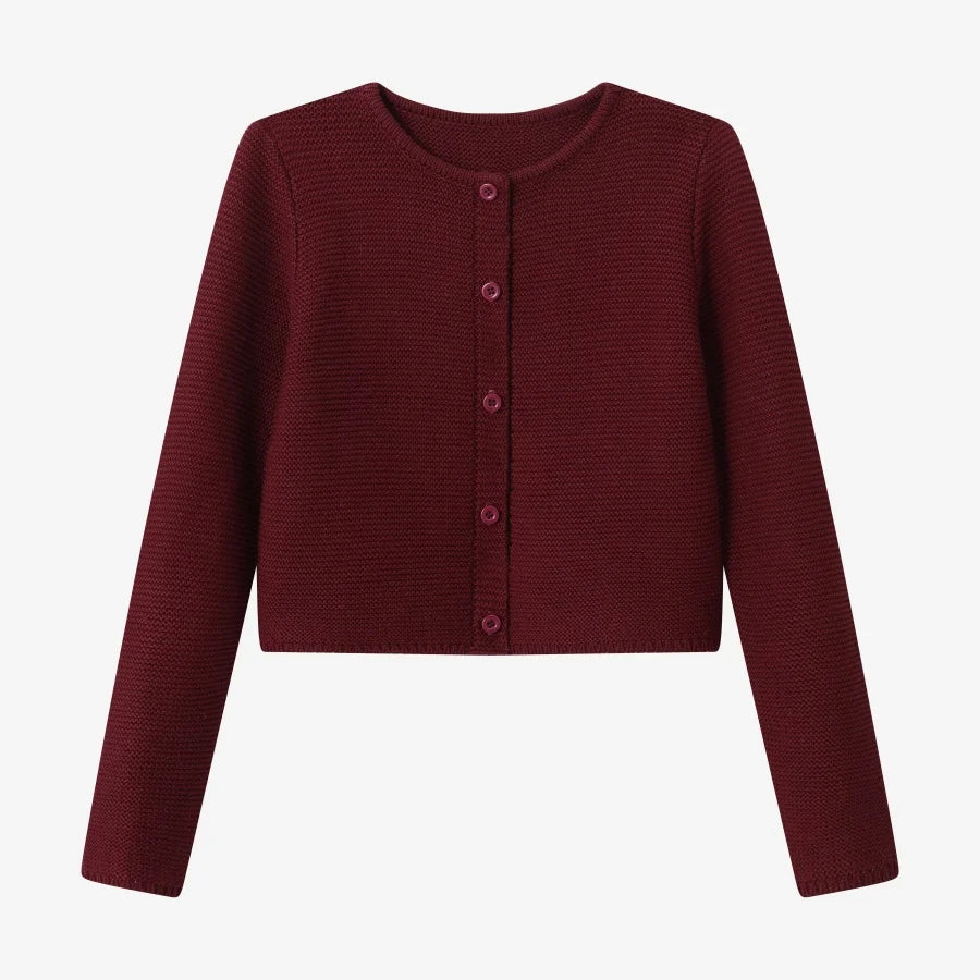Burgundy Collection Shabbos cotton print Smocking dress check shirt soft wool knitting family match clothes boys girls