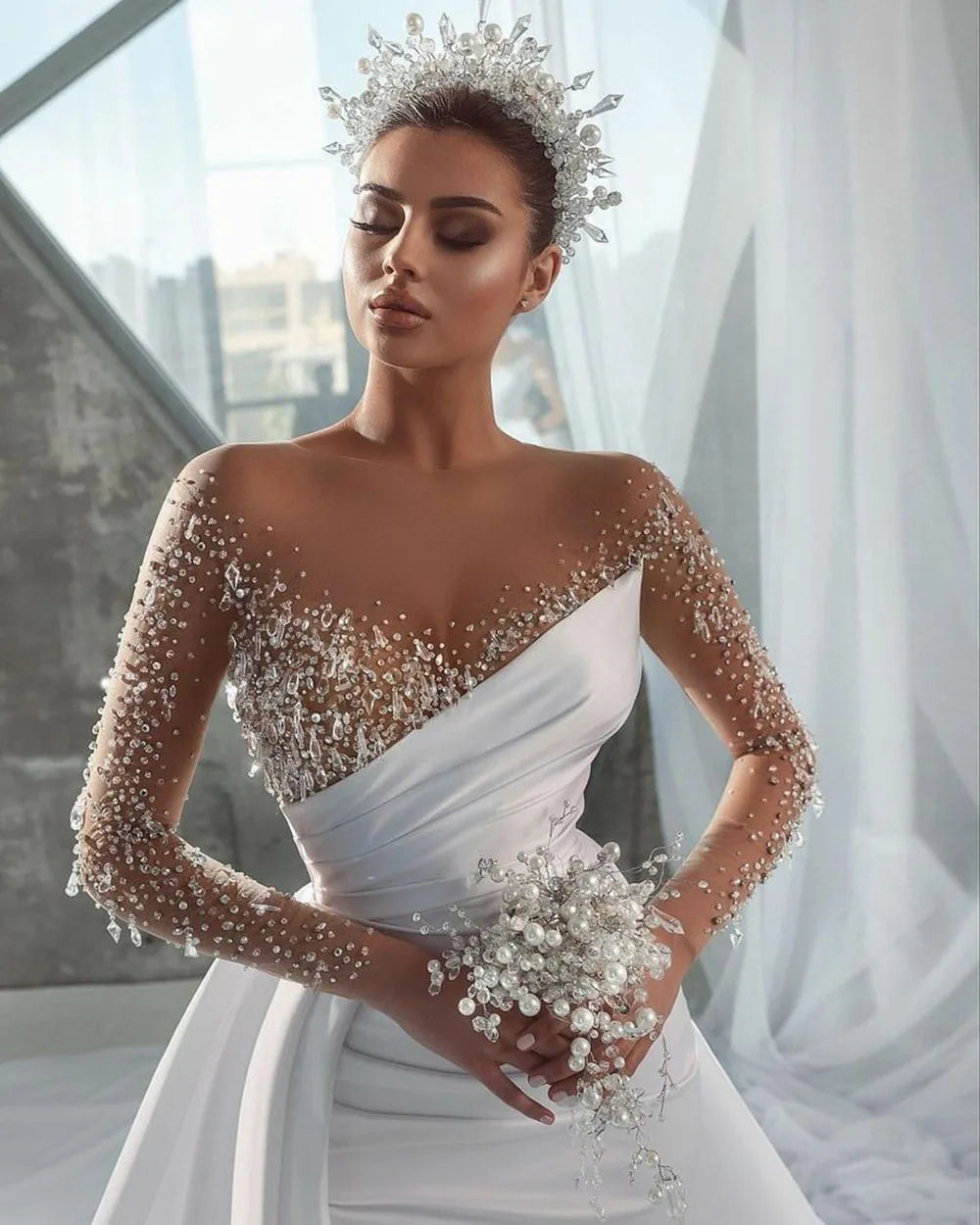 Affordable Custom High-Quality Designer Wedding Dress