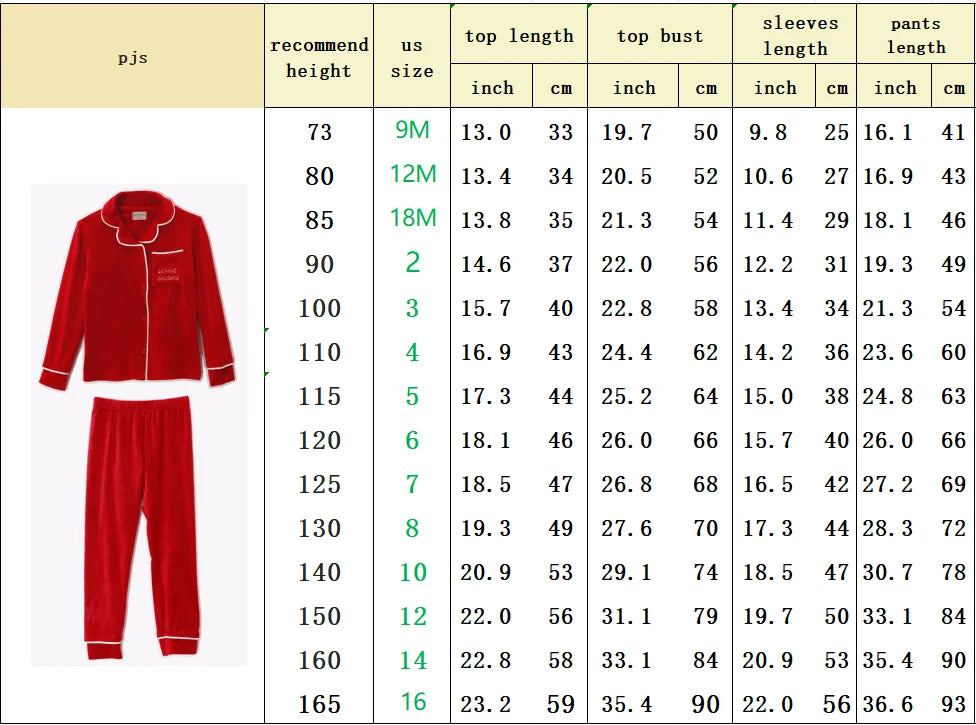 Ali Plus AW25 Grandfather Pjs Black And Red Ribbed Velour Brother And Sister Matches Clothing