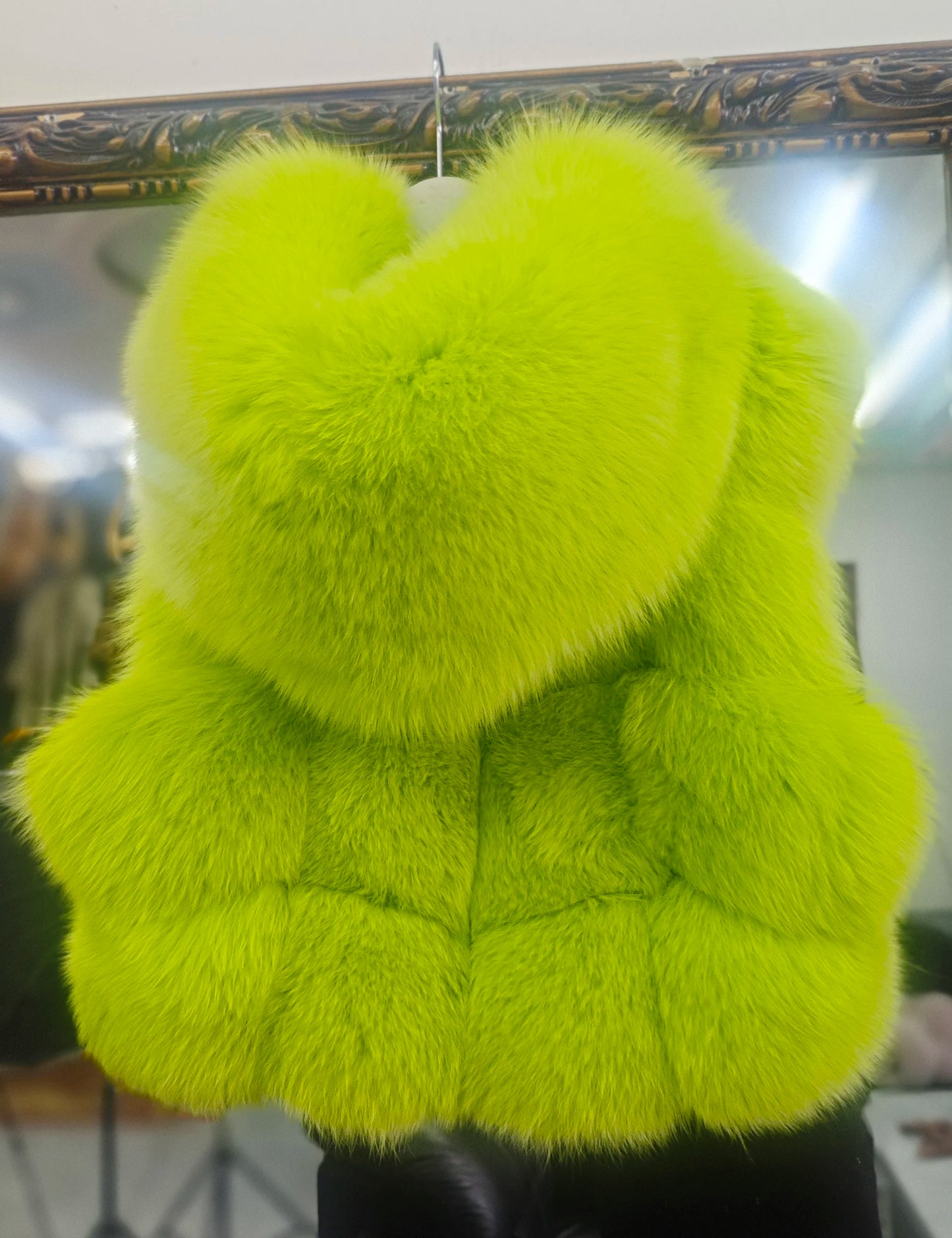 Real Fox Fur Vest Women's Genuine Silver Fox Short Jacket Sleeveless Hooded Fashion Casual Coats