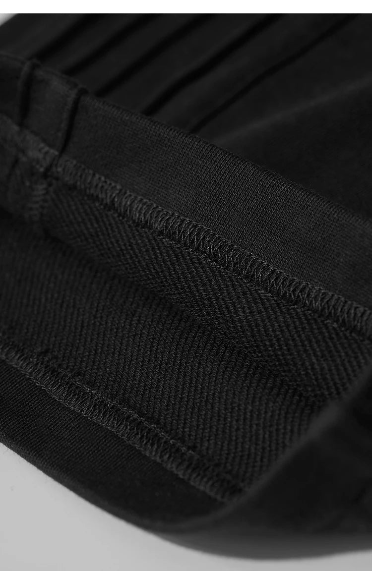Minimalist Cotton Knit Wide Leg Pants – Loose Casual Trousers for Women