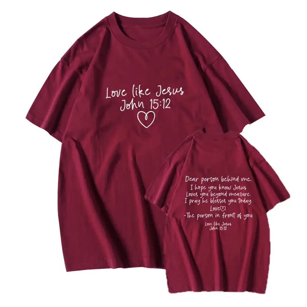 View details for Love Like Jesus Bible Verse T-Shirts Love Like Jesus Bible Verse T-Shirts