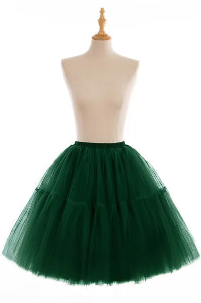 Elegant High Waist Tulle Tutu Skirt – Puffy Mesh Short Pettiskirt for Party, Prom, or Dance