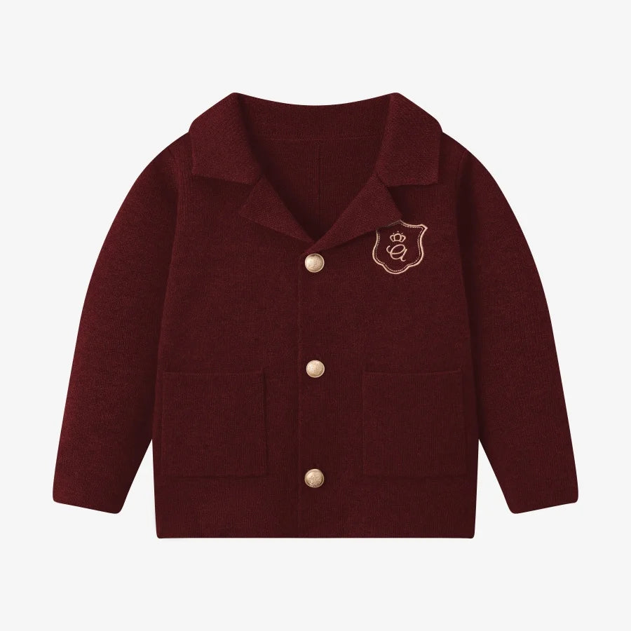 Burgundy Collection Shabbos cotton print Smocking dress check shirt soft wool knitting family match clothes boys girls
