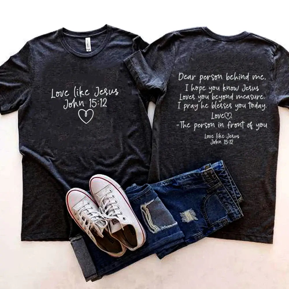View details for Love Like Jesus Bible Verse T-Shirts Love Like Jesus Bible Verse T-Shirts