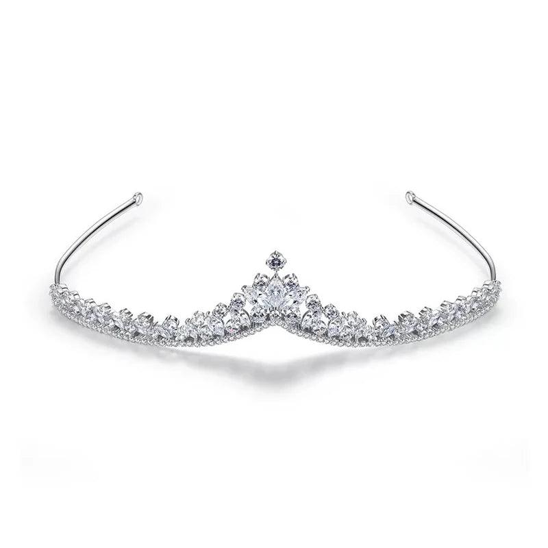 Shining Crystal Diadem Bridal Crown CC Tiaras and Wedding Hair Accessories for Women
