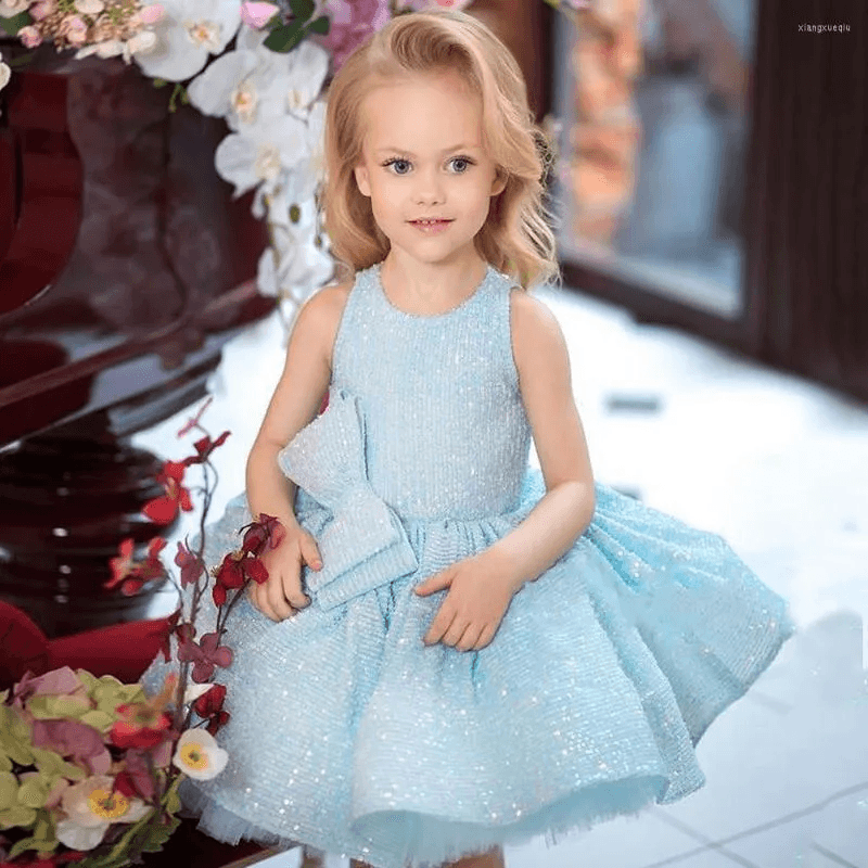 White Satin Floor-Length Flower Girl Dress HER SHOP White Satin Floor-Length Flower Girl Dress HER SHOP