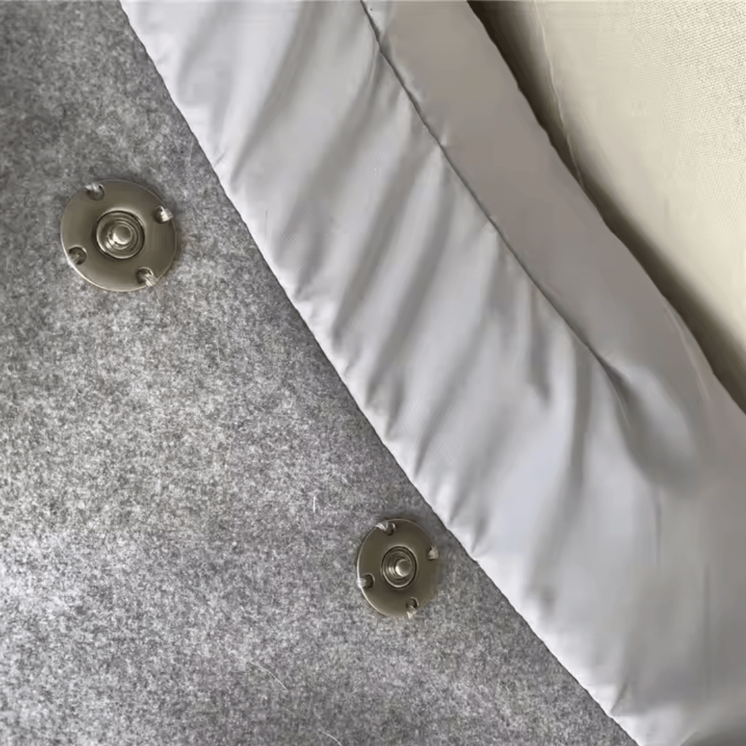 Elegant Cashmere Wool Coat for Women with Luxurious Large Fox Fur Collar – Top Quality, Trendy Style