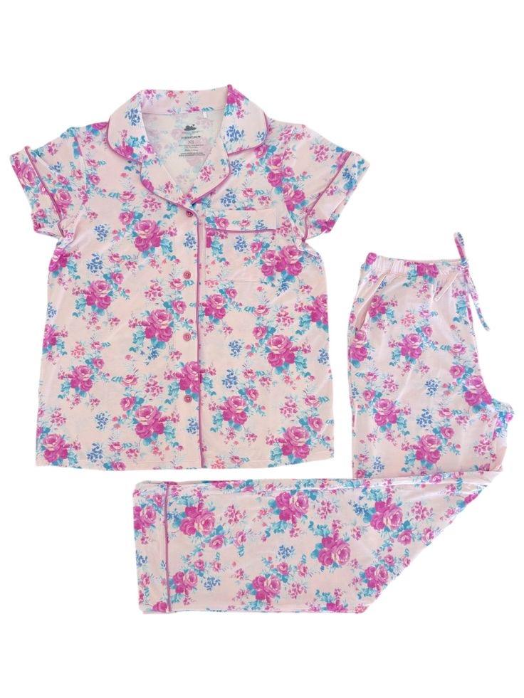 Mom and Daughter Matching Bamboo Pajama Set – Soft Breathable Button-Front Family Loungewear