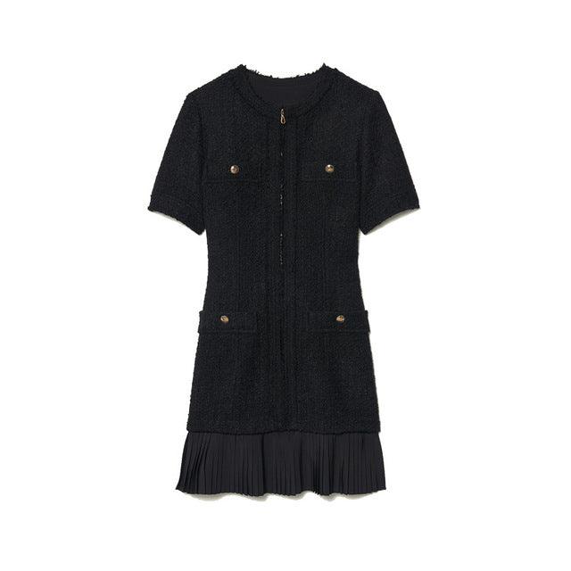New Sandro Dresses for Women Spring Autumn Woman Dress Casual Streetwear Bodycon Dress French Sandro Vintage Dresses for Women