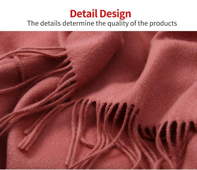 Her Shop accessories 100% Pure Wool Scarf