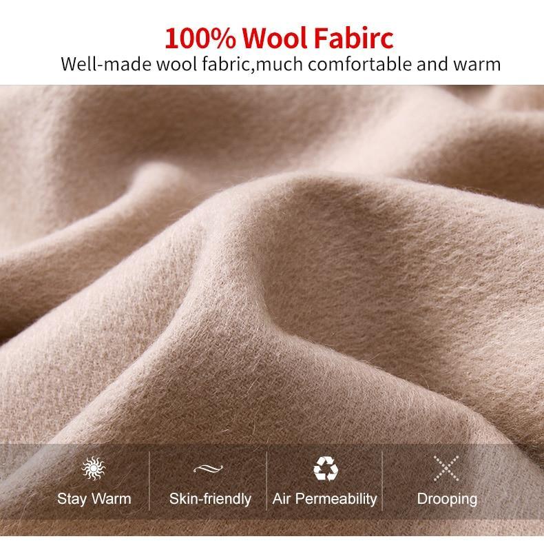 Her Shop accessories 100% Pure Wool Scarf