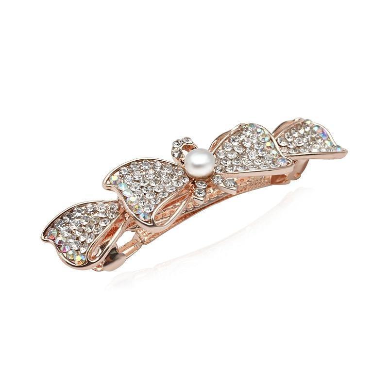 Girls' Hair Clips with Freshwater Pearls