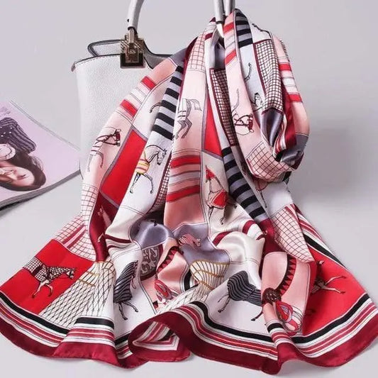 Ladies 100% Pure Silk Vintage Scarf - HER SHOP®
