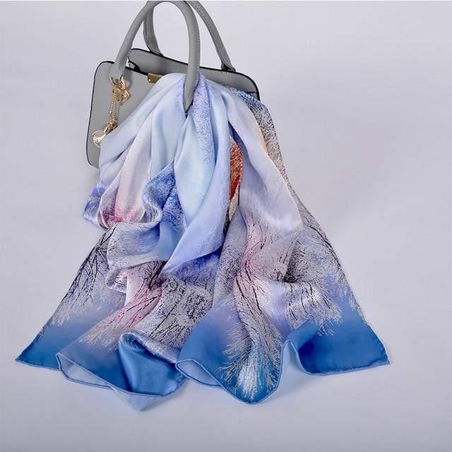 Luxury 100% Pure Silk Scarf 175*52cm