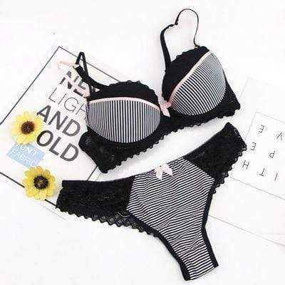 New French Style Underwear Set Push Up Bra And Panties Set Lace Breathable  Brassiere Gather Sexy Underwire Bralette Lingerie Set Q0705 From Sihuai03,  $14.58
